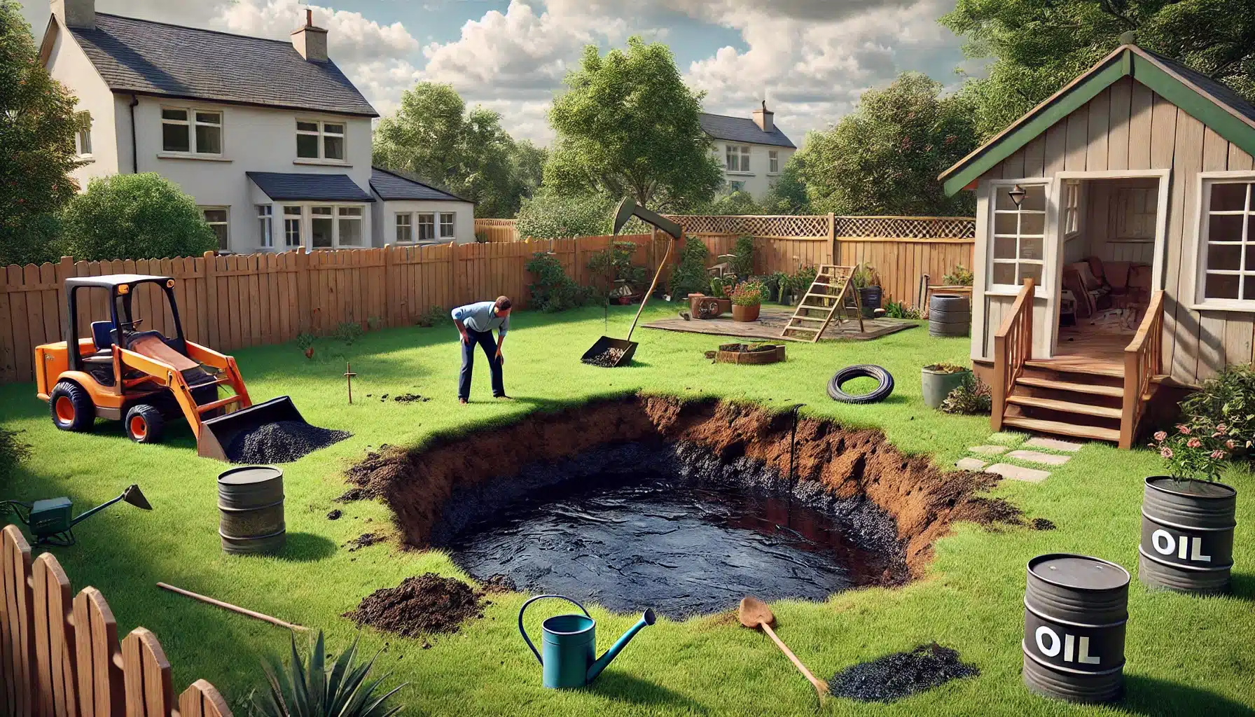 What to Do if You Find Oil in Your Backyard?