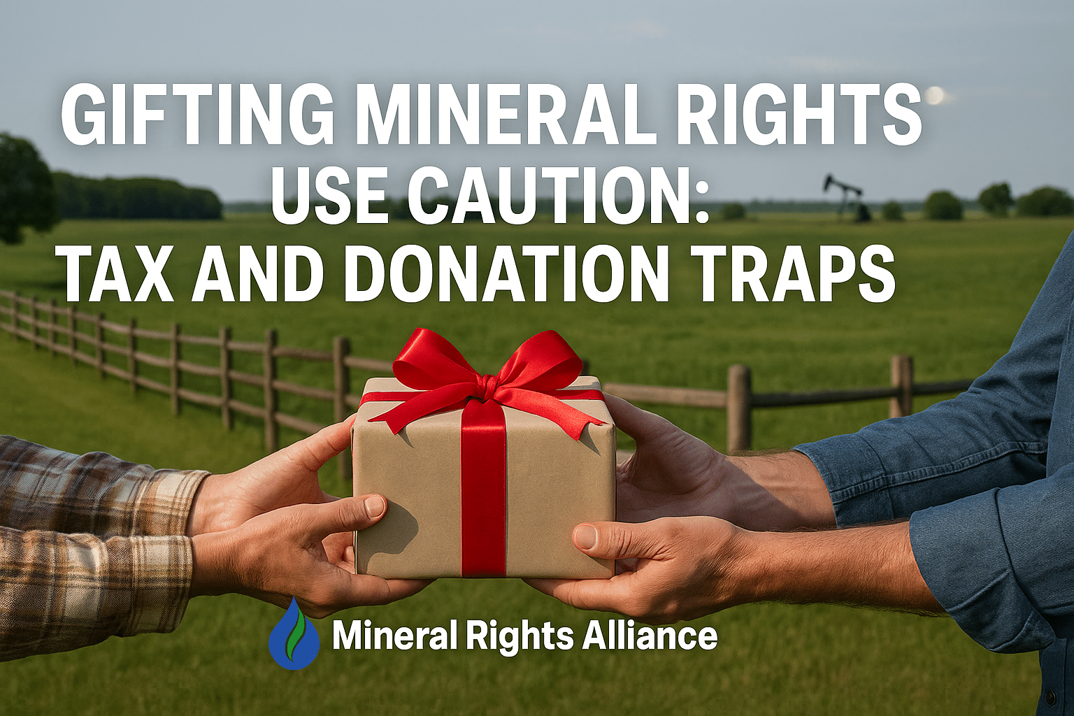 Gifting Mineral Rights - Use Caution - Tax and Donation Traps