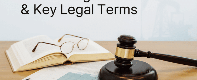 Mineral Rights Law & Key Legal Terms